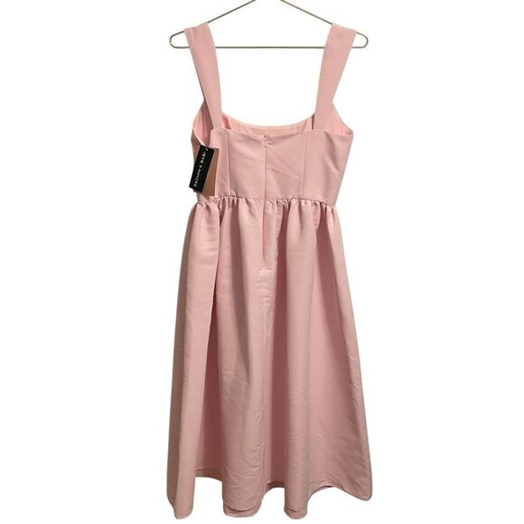 Sachin & Babi Blaine Taffeta Square Neck Sleeveless Pocket Dress Pink Size 8 NWT - Picture 5 of 8